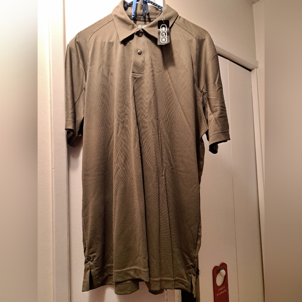 OGIO Men's Khaki Polo Shirt